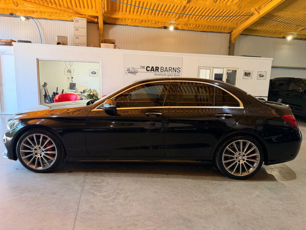 Mercedes-Benz C Class 2.1 C220d Amg Line Premium G-tronic Euro 6 Ss SF66XAH Black #2