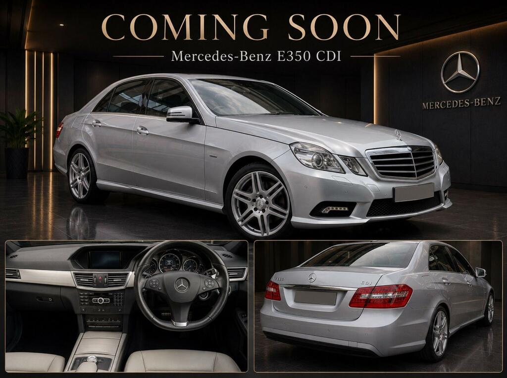 Mercedes-Benz E Class 3.0 E350 Cdi V6 Blueefficiency Sport Edition 125 G Silver