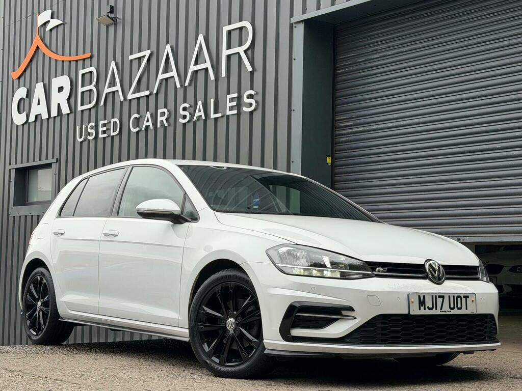 Volkswagen Golf 2.0 Tdi Bluemotion Tech R-line Dsg Euro 6 Ss MJ17UOT White