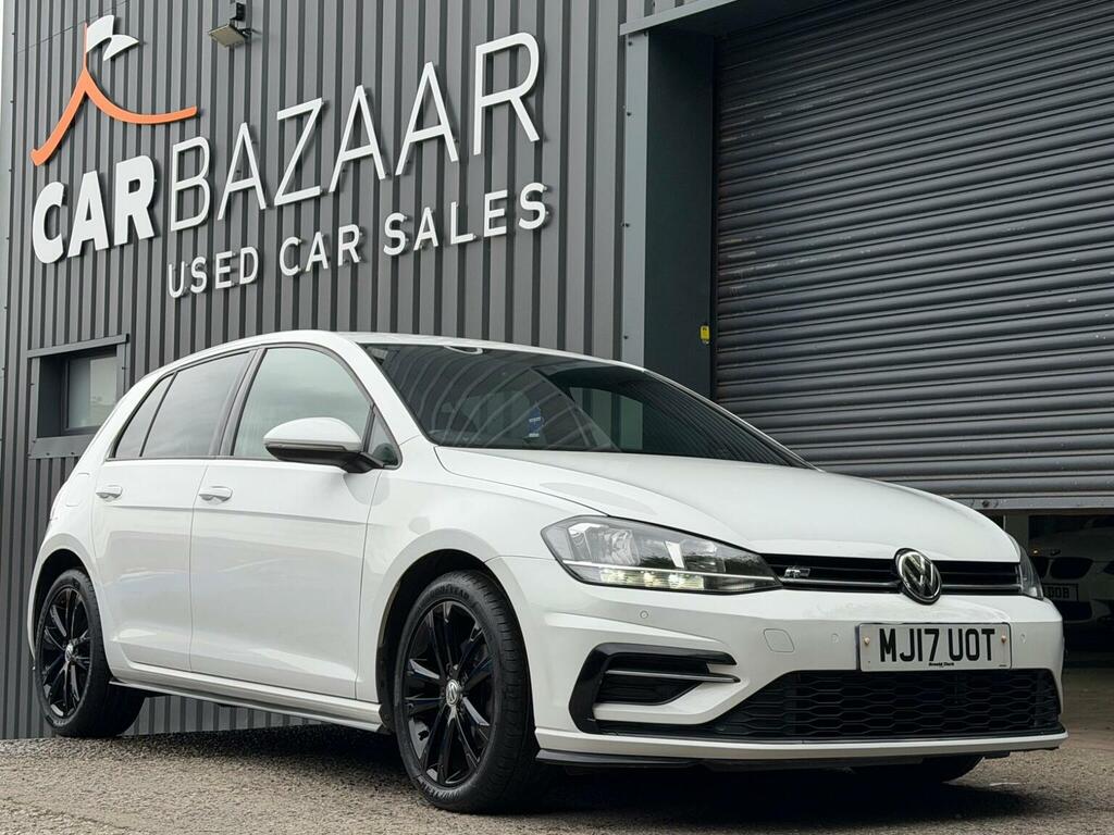 Volkswagen Golf 2.0 Tdi Bluemotion Tech R-line Dsg Euro 6 Ss MJ17UOT White #5