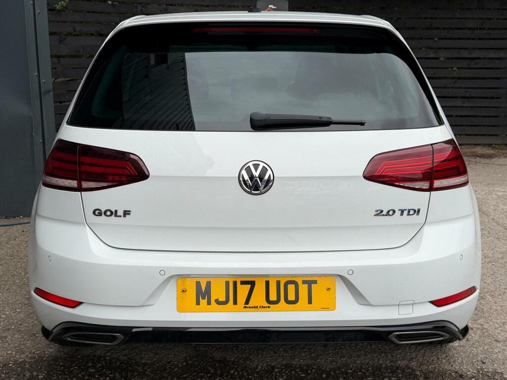 Volkswagen Golf 2.0 Tdi Bluemotion Tech R-line Dsg Euro 6 Ss MJ17UOT White #3
