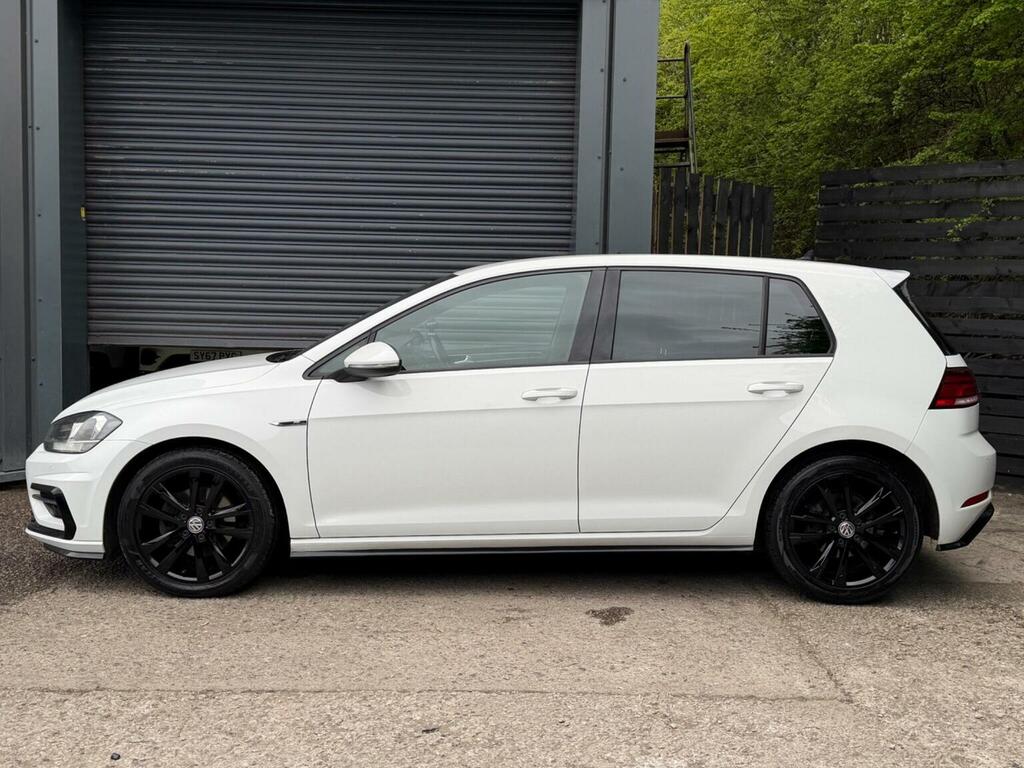 Volkswagen Golf 2.0 Tdi Bluemotion Tech R-line Dsg Euro 6 Ss MJ17UOT White #4