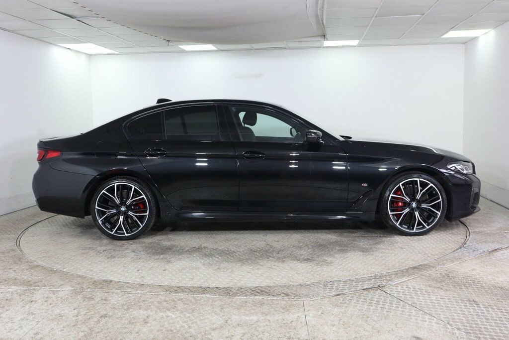 BMW 5 Series 530E Se Saloon Blue #7