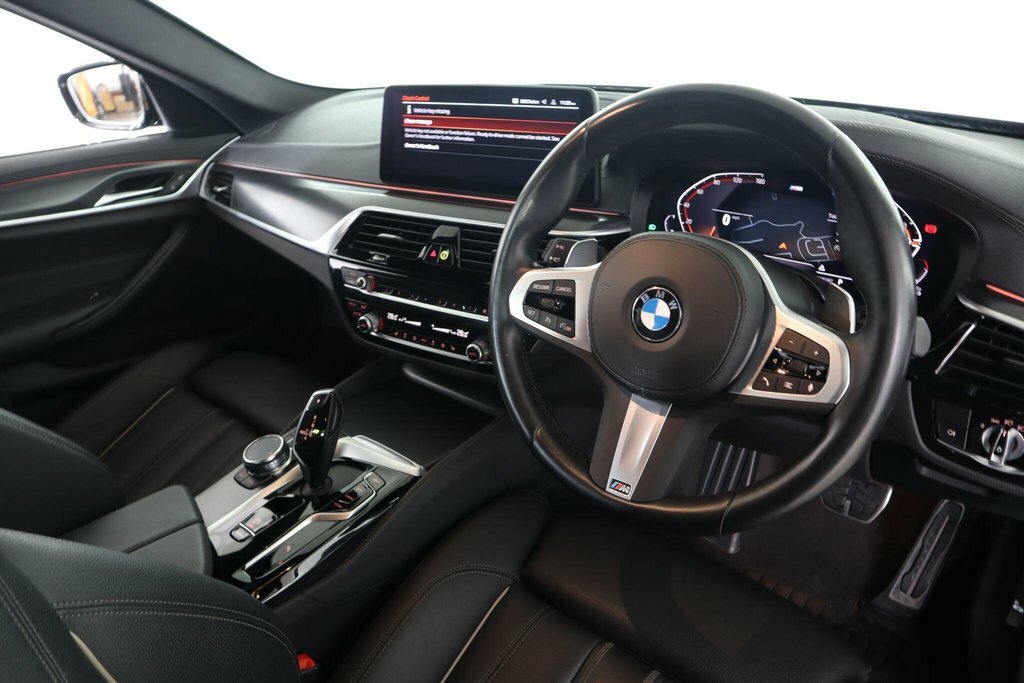 BMW 5 Series 530E Se Saloon Blue #9