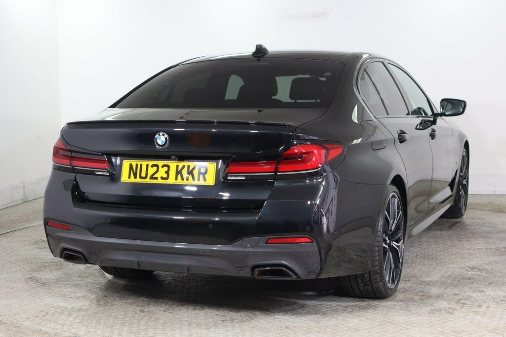BMW 5 Series 530E Se Saloon Blue #8
