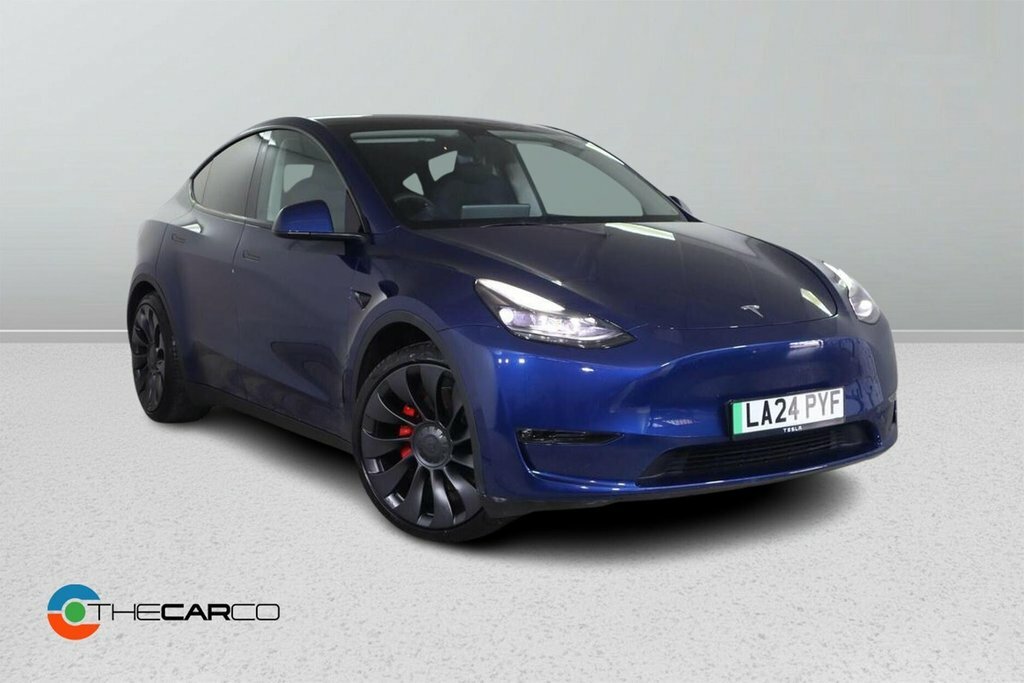 Tesla Model Y Suv Blue