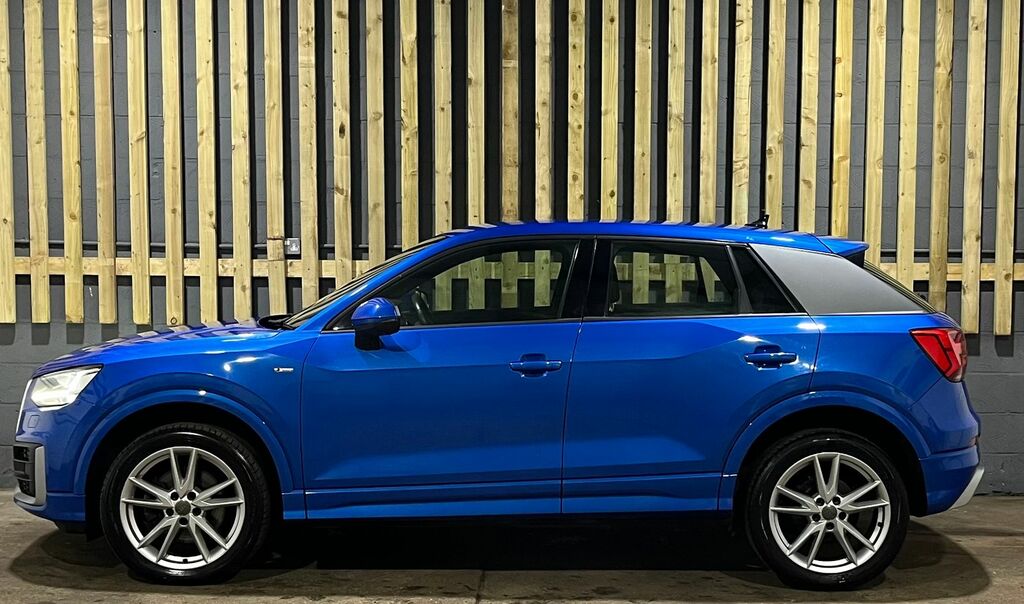 Audi Q2 1.6 Tdi 30 S Line Suv Euro 6 S EY19ZBW Blue #4