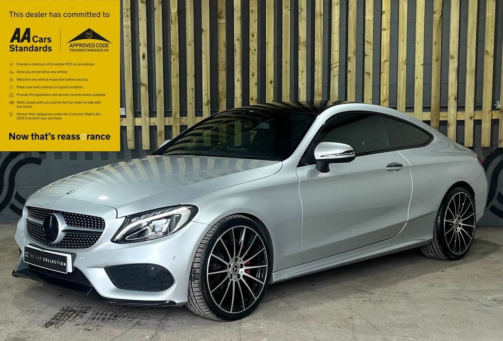 Mercedes-Benz C Class 2.1 C250d Amg Line Premium Coupe G-tr KF16NPG Silver #3