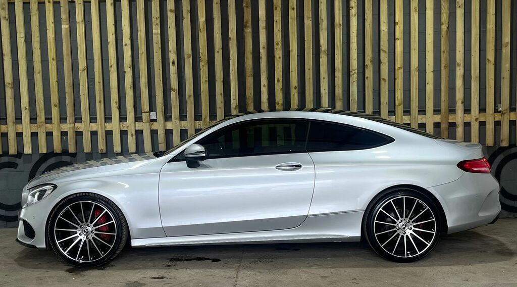 Mercedes-Benz C Class 2.1 C250d Amg Line Premium Coupe G-tr KF16NPG Silver #4