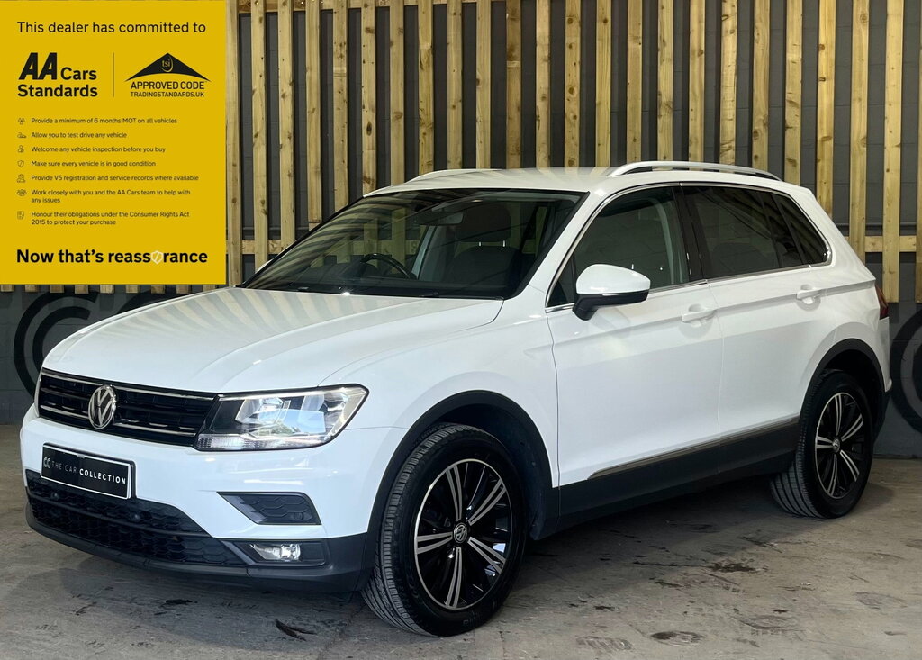 Volkswagen Tiguan 2.0 Tdi Se Navigation Suv Dsg 4Motion E EN18EJX White #3