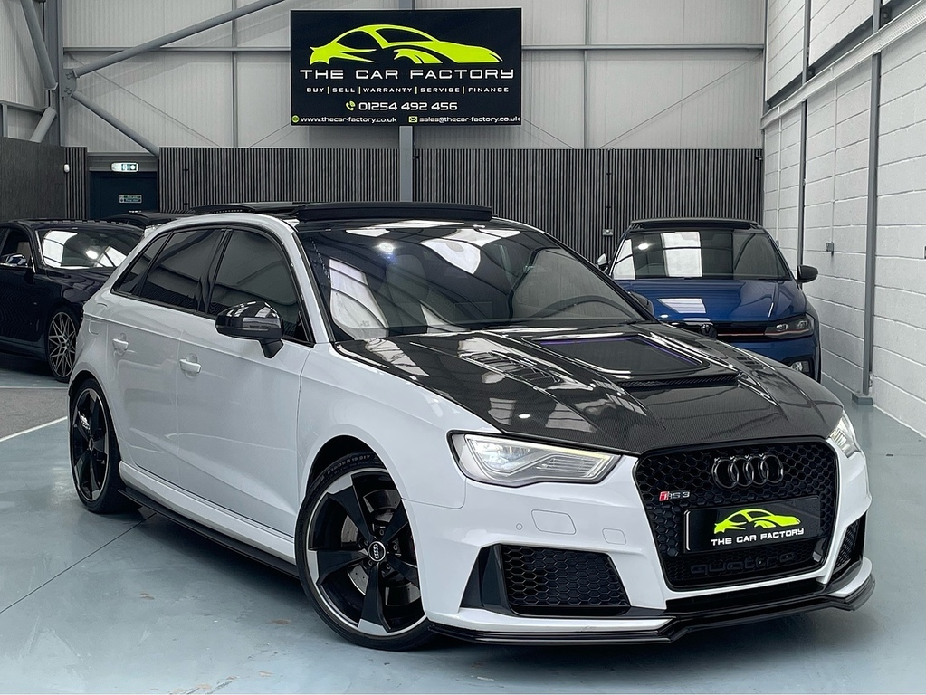 Audi RS3 No Standard Specification Or Optional Extras. White