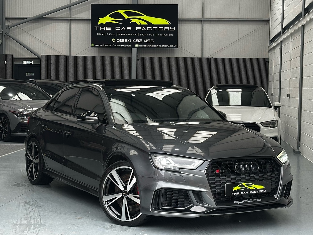 Audi RS3 2.5 Tfsi Saloon S Tronic Quattro Euro 6 Grey