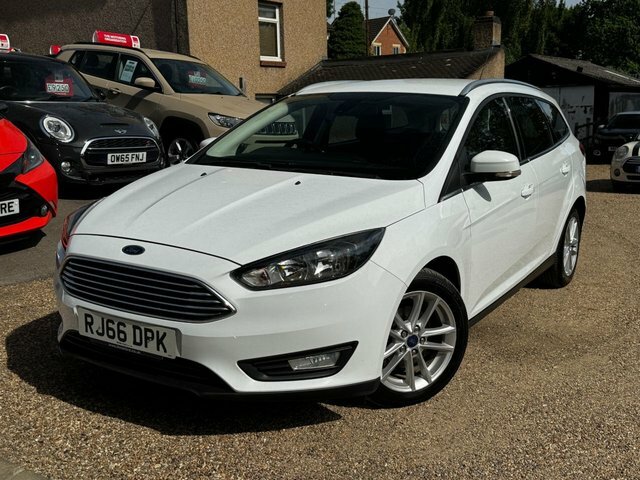 Ford Focus 1.5 Tdci Zetec Estate Euro 6 S RJ66DPK White #3