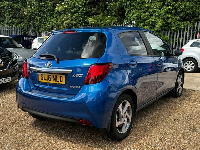 Toyota Yaris 1.5 Vvt-h Icon Hatchback Hybrid E-cvt E SL16NLD Blue #2