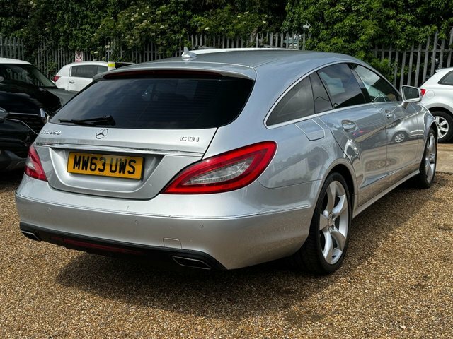 Mercedes-Benz CLS 3.0 Cls350 Cdi V6 Shooting Brake G-tron Silver #2