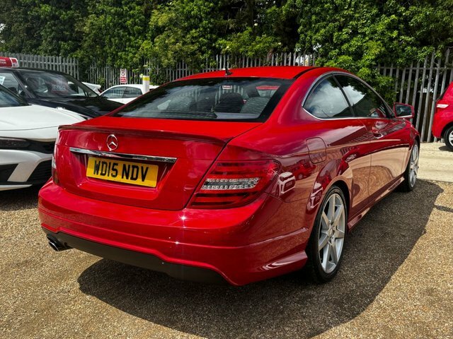 Mercedes-Benz C Class 2.1 C220 Cdi Amg Sport Edition Coupe G- Red #2