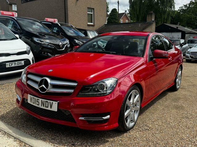 Mercedes-Benz C Class 2.1 C220 Cdi Amg Sport Edition Coupe G- Red #4