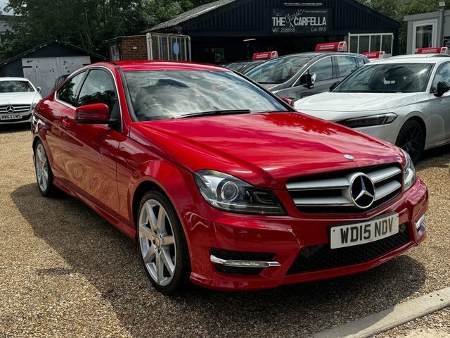 Mercedes-Benz C Class 2.1 C220 Cdi Amg Sport Edition Coupe G- Red #6