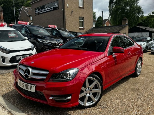 Mercedes-Benz C Class 2.1 C220 Cdi Amg Sport Edition Coupe G- Red