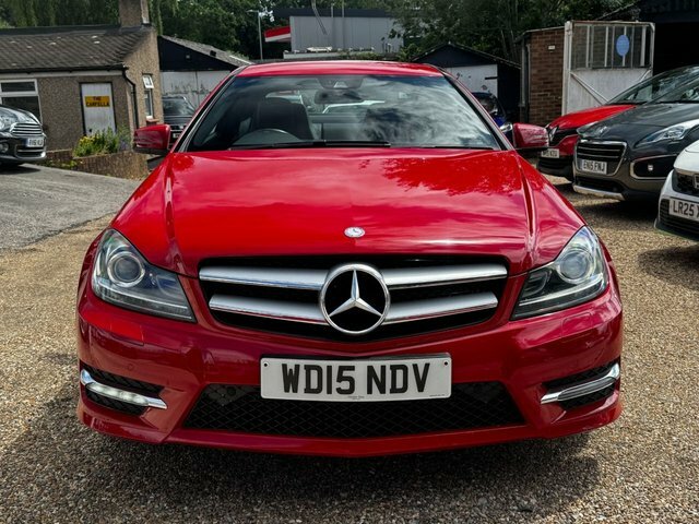 Mercedes-Benz C Class 2.1 C220 Cdi Amg Sport Edition Coupe G- Red #5