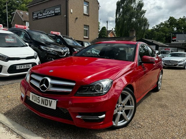 Mercedes-Benz C Class 2.1 C220 Cdi Amg Sport Edition Coupe G- Red #3