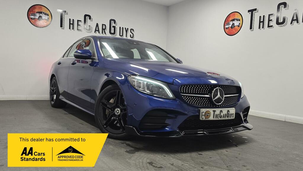 Mercedes-Benz C Class 2.0 C300 Amg Line Premium Saloon Blue