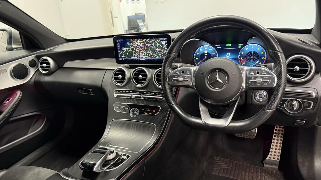 Mercedes-Benz C Class 2.0 C 220 D Amg Line Premium 192 Bhp Black #14