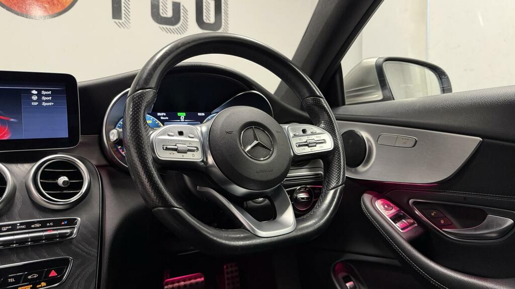 Mercedes-Benz C Class 2.0 C 220 D Amg Line Premium 192 Bhp Black #35