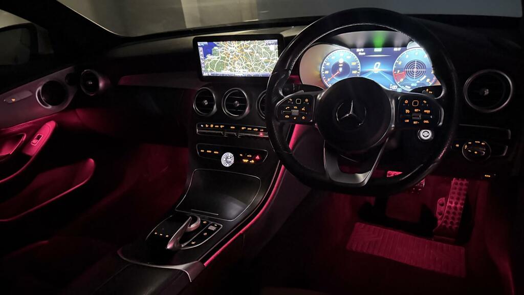 Mercedes-Benz C Class 2.0 C 220 D Amg Line Premium 192 Bhp Black #13