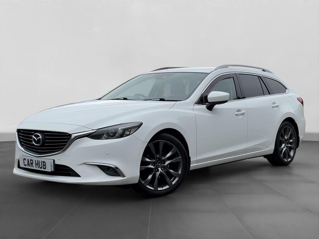 Mazda 6 2.2 Skyactiv-d Sport Nav Tourer Euro 6 S S White #5