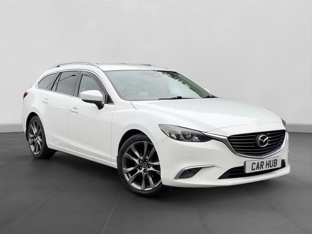 Mazda 6 2.2 Skyactiv-d Sport Nav Tourer Euro 6 S S White