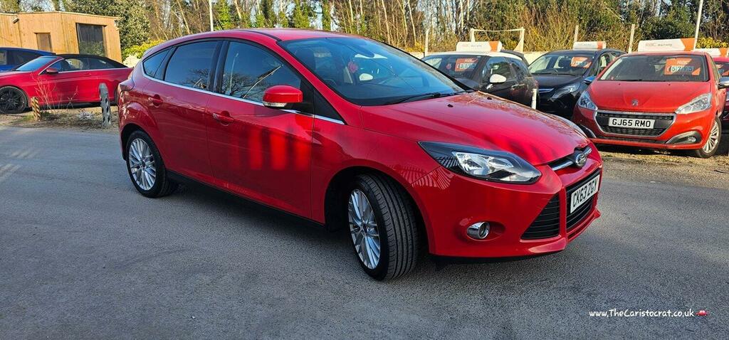 Ford Focus Hatchback 1.0 T Ecoboost Zetec Navigator 2013 CK63ZGY Red #2