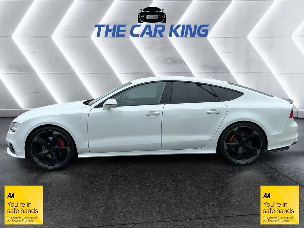 Audi A7 Hatchback 3.0 Tdi V6 Black Edition Sportback S Tro L222AVY White #5
