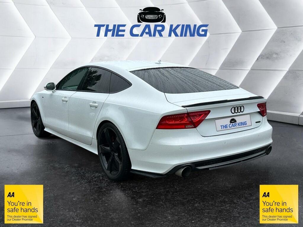 Audi A7 Hatchback 3.0 Tdi V6 Black Edition Sportback S Tro L222AVY White #4