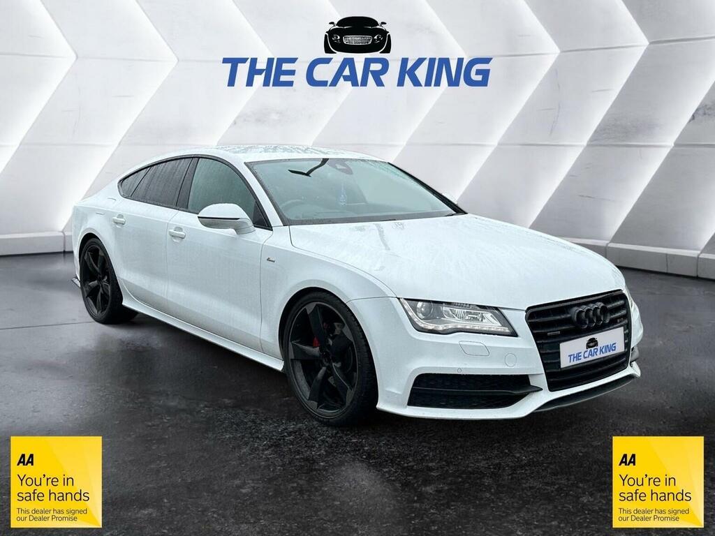 Audi A7 Hatchback 3.0 Tdi V6 Black Edition Sportback S Tro L222AVY White