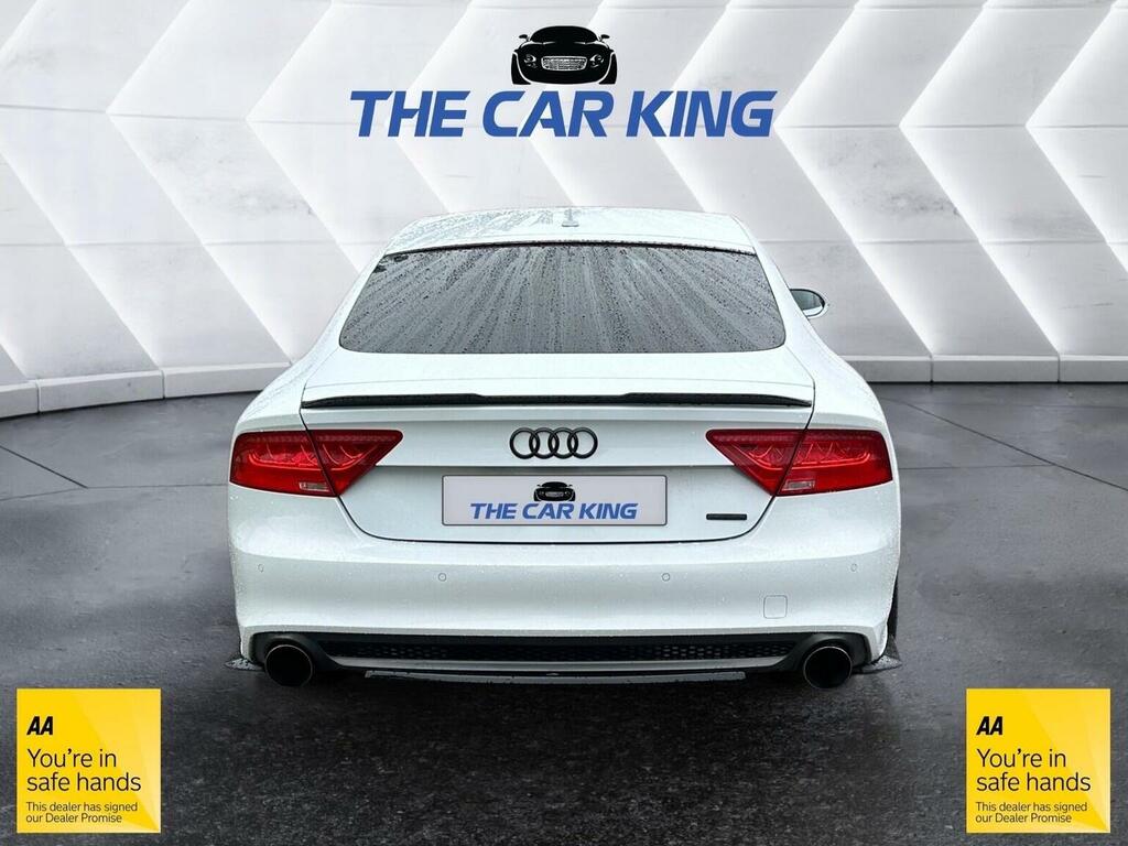 Audi A7 Hatchback 3.0 Tdi V6 Black Edition Sportback S Tro L222AVY White #6