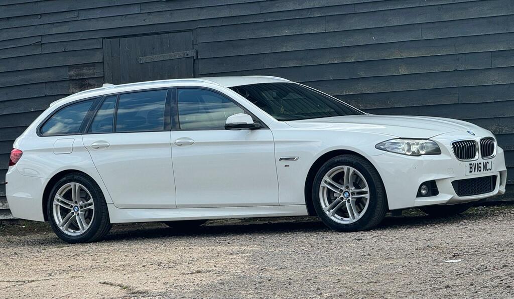 BMW 5 Series 520D M Sport White