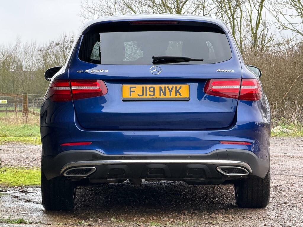 Mercedes-Benz GLC Class 250 D 4Matic Amg Line FJ19NYK Blue #5