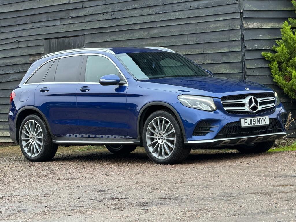 Mercedes-Benz GLC Class 250 D 4Matic Amg Line FJ19NYK Blue #2