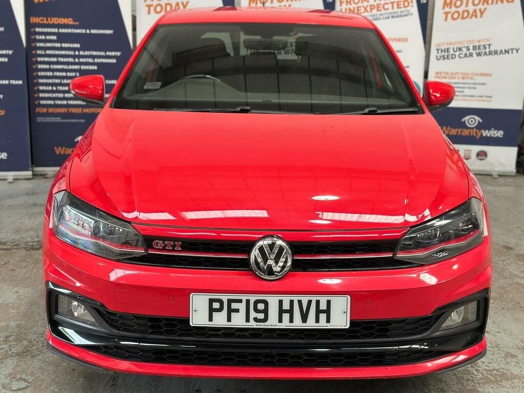 Volkswagen Polo Hatchback 2.0 Tsi Gti Dsg Euro 6 Ss 2019 PF19HVH Red #5