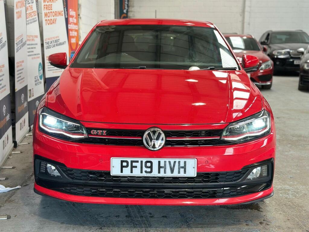 Volkswagen Polo Hatchback 2.0 Tsi Gti Dsg Euro 6 Ss 2019 PF19HVH Red #3