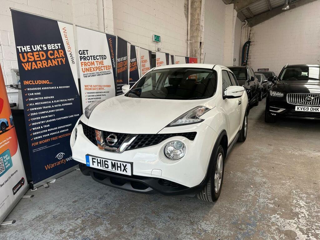 Nissan Juke 1.6 Visia Euro 6 White #5