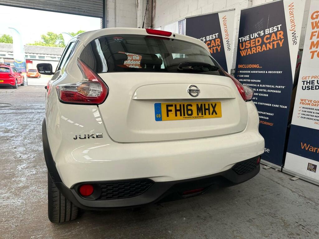 Nissan Juke 1.6 Visia Euro 6 White #6