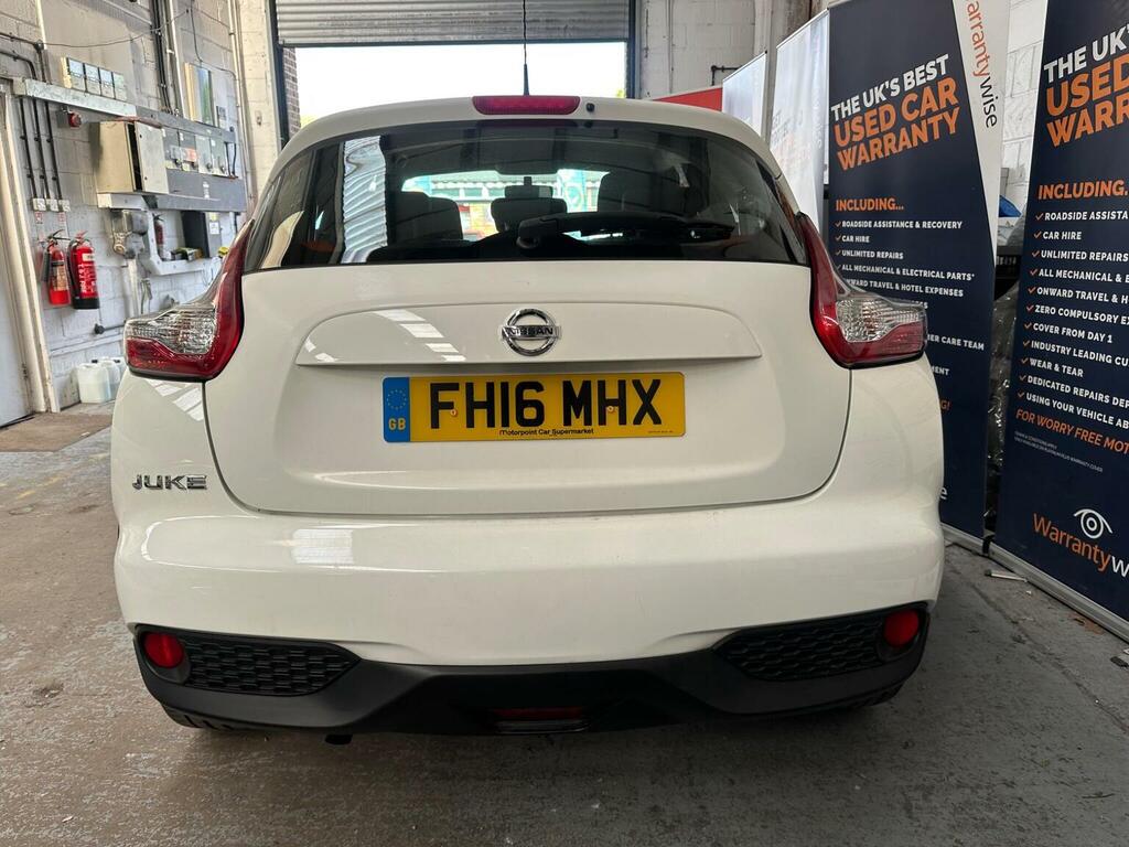 Nissan Juke 1.6 Visia Euro 6 White #4