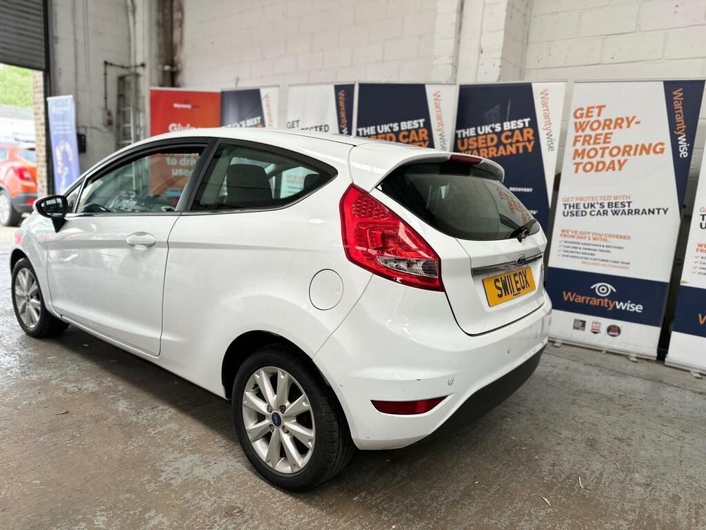 Ford Fiesta Hatchback 1.25 Zetec 201111 White #4