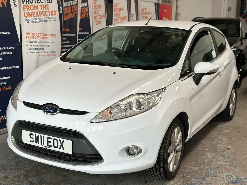 Ford Fiesta Hatchback 1.25 Zetec 201111 White #3