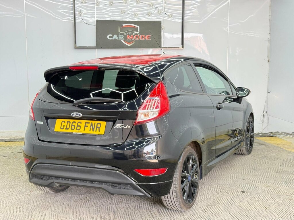 Ford Fiesta 1.0T Ecoboost Zetec S Euro 6 Ss GD66FNR Black #6
