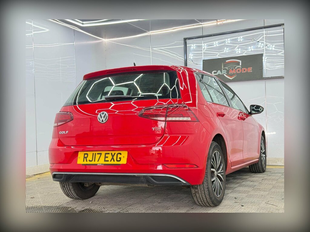 Volkswagen Golf 1.6 Tdi Bluemotion Tech Se Euro 6 Ss RJ17EXG Red #5