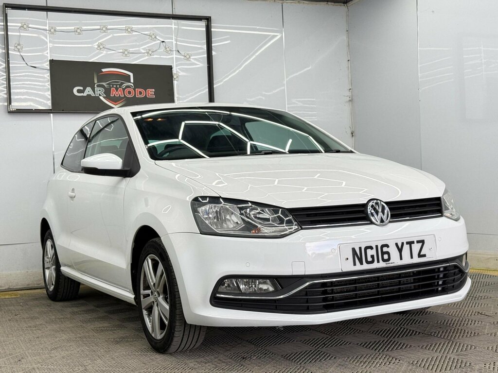 Volkswagen Polo 1.0 Bluemotion Tech Match Euro 6 Ss NG16YTZ White #4