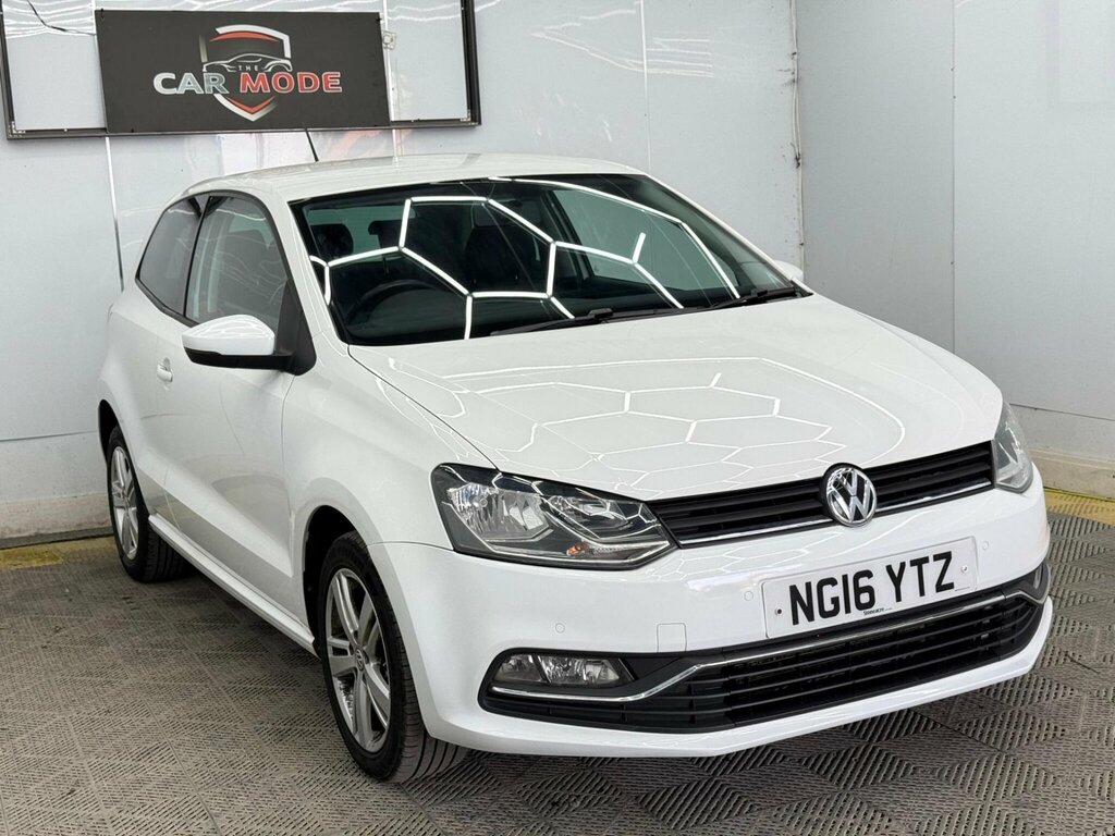 Volkswagen Polo 1.0 Bluemotion Tech Match Euro 6 Ss NG16YTZ White #2